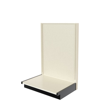 Lozier Gondola Single Sided Starter, Platinum Off-White, 36W x 54H x 25D P355U-ST